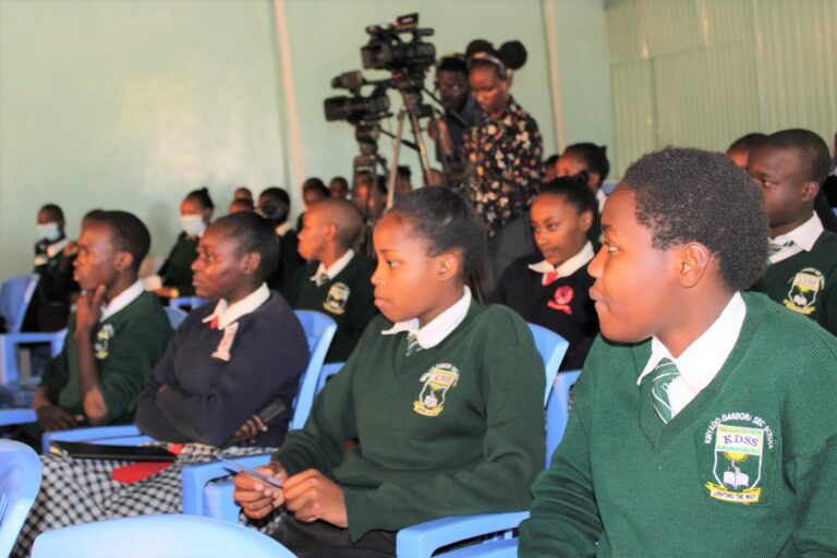 A debate competition with Faith Girls that was organized by TV47
